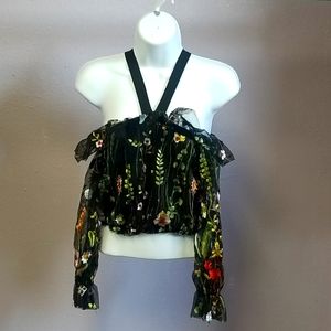 Forever 21 Lace Crop Top